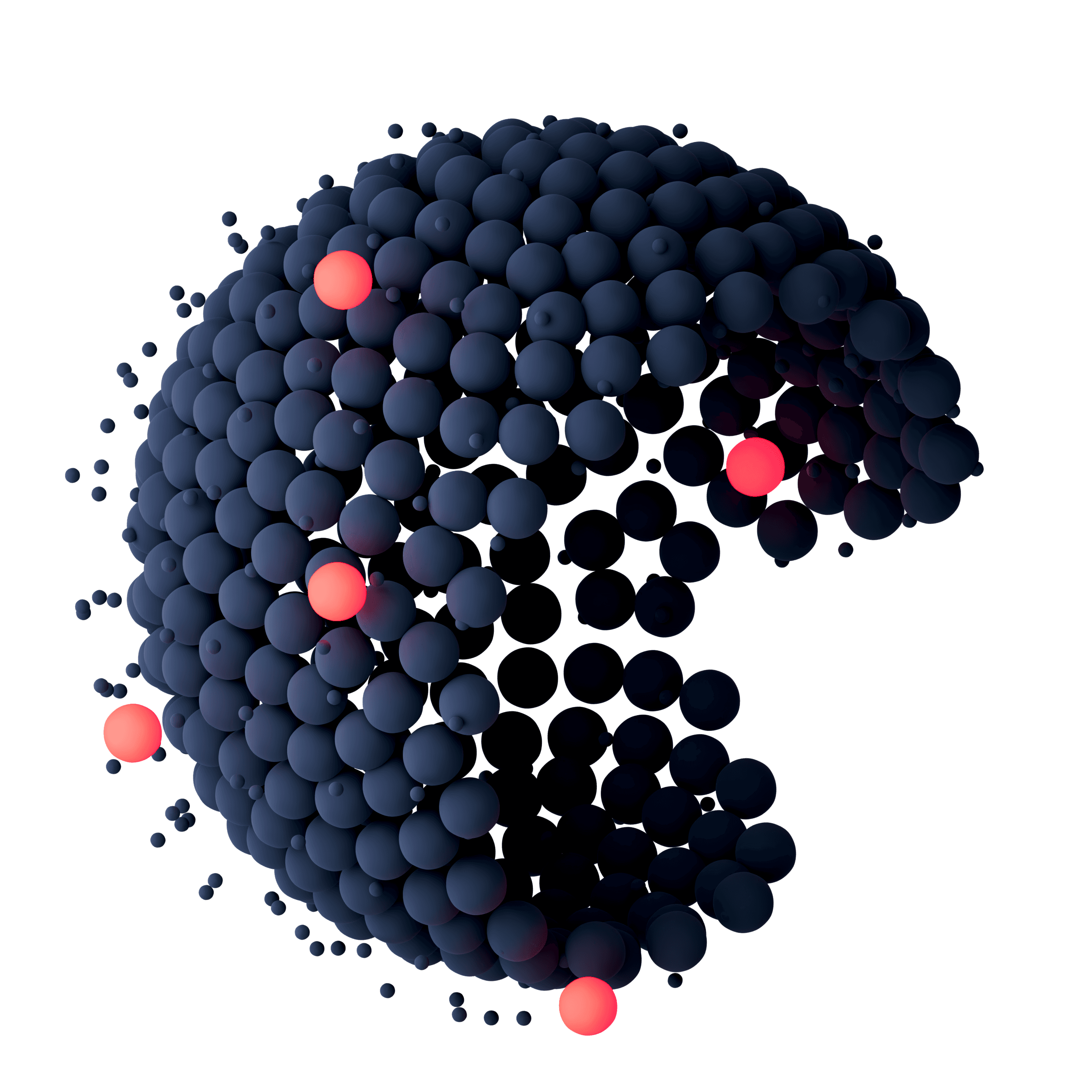 Abstract CORE3 risk network visualization